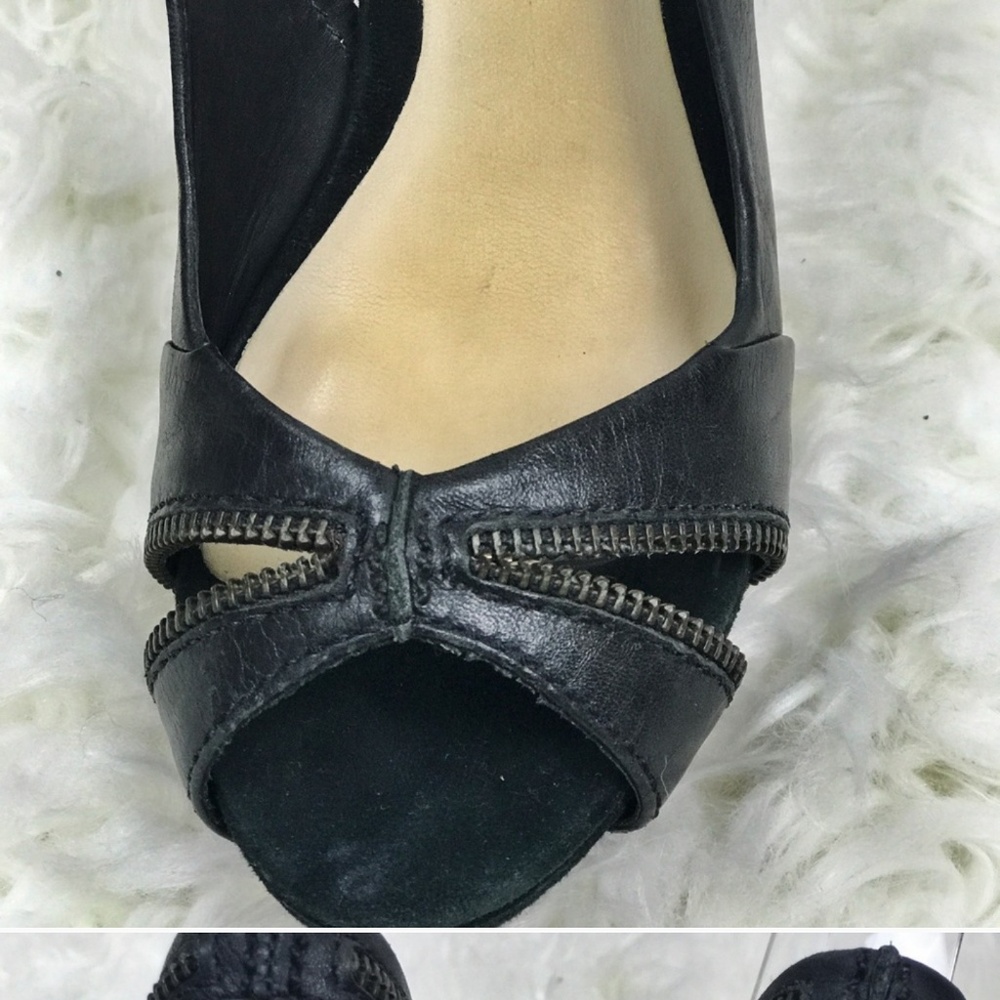 MOVING! MAKE OFFER! L.A.M.B Dawna black slingbacks - Picture 6 of 7